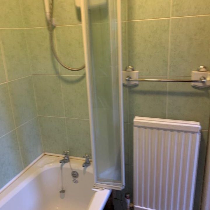 old bath and radiator